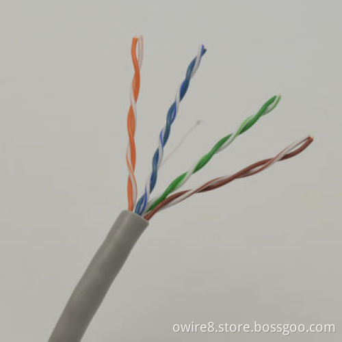 Communication Cable, 24awg UTP Cat5e LAN Cable Pass Fluke Test, New PVC Best Price